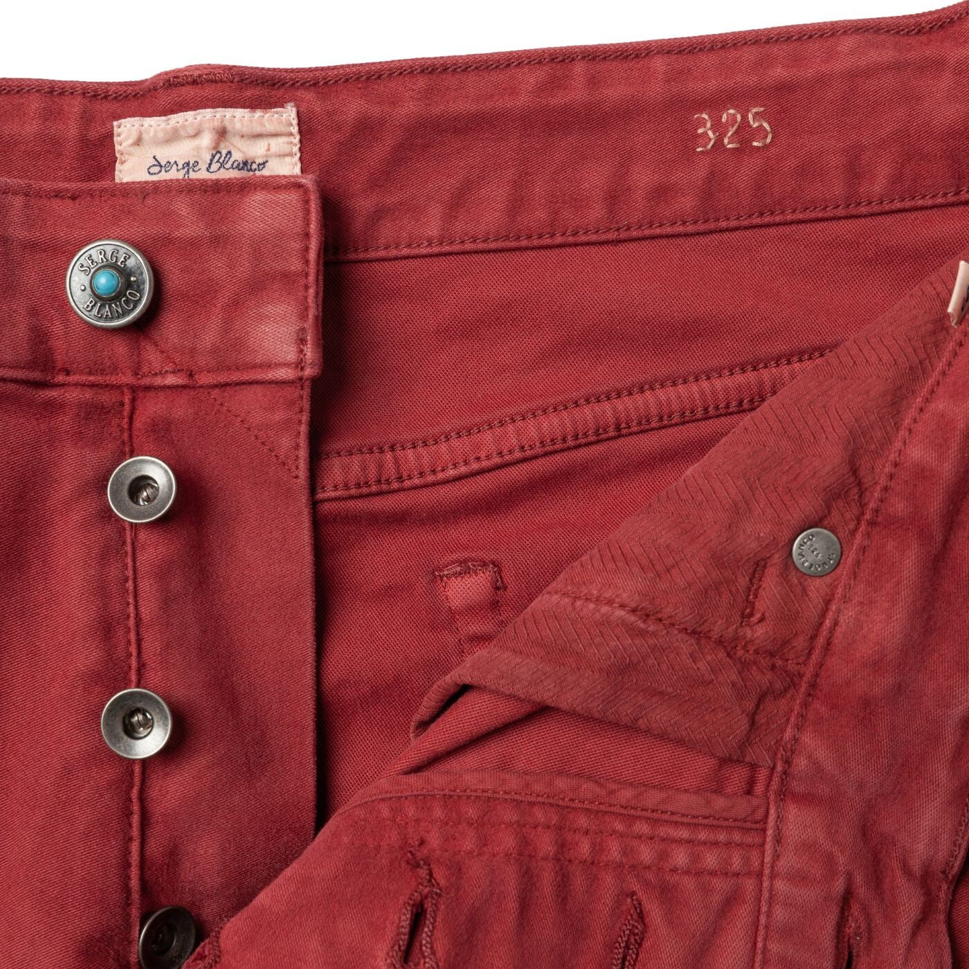 Pantalon 325 rouge bordeaux