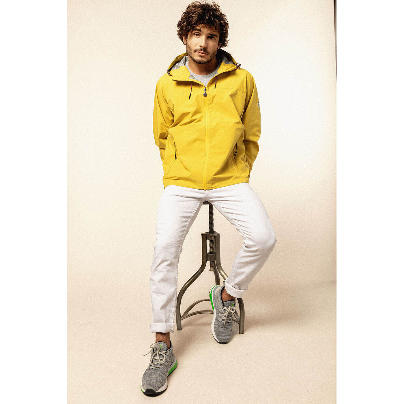 Parka Storm jaune en nylon