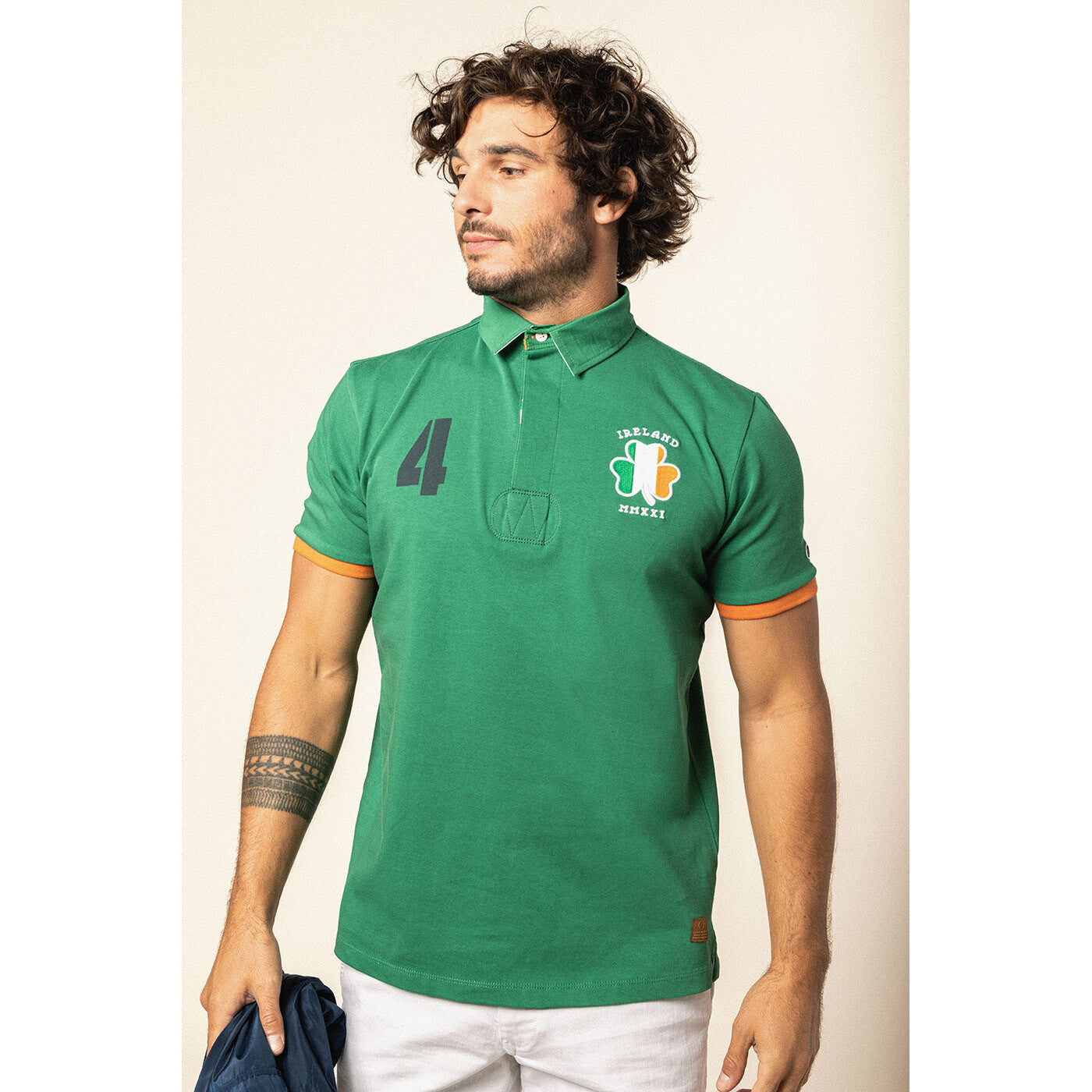 Polo Manches Courtes Irlande Rugby Nation