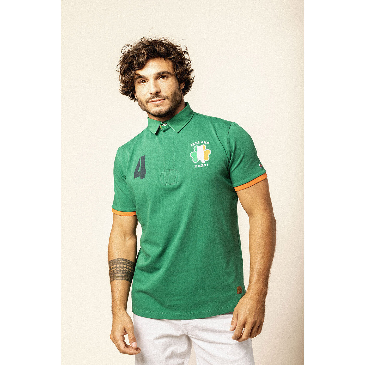 Polo Manches Courtes Irlande Rugby Nation