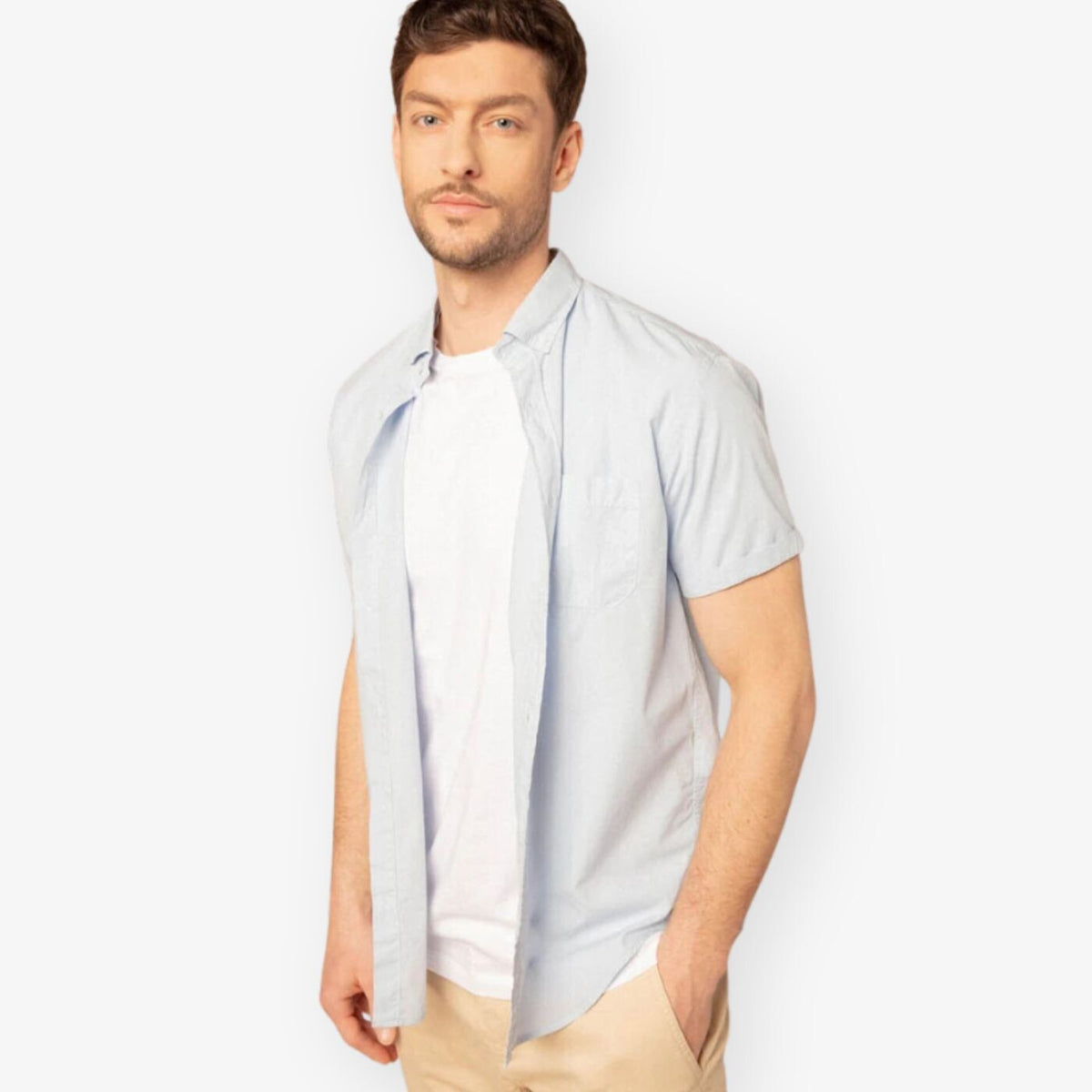 Chemise Manches Courtes Unie