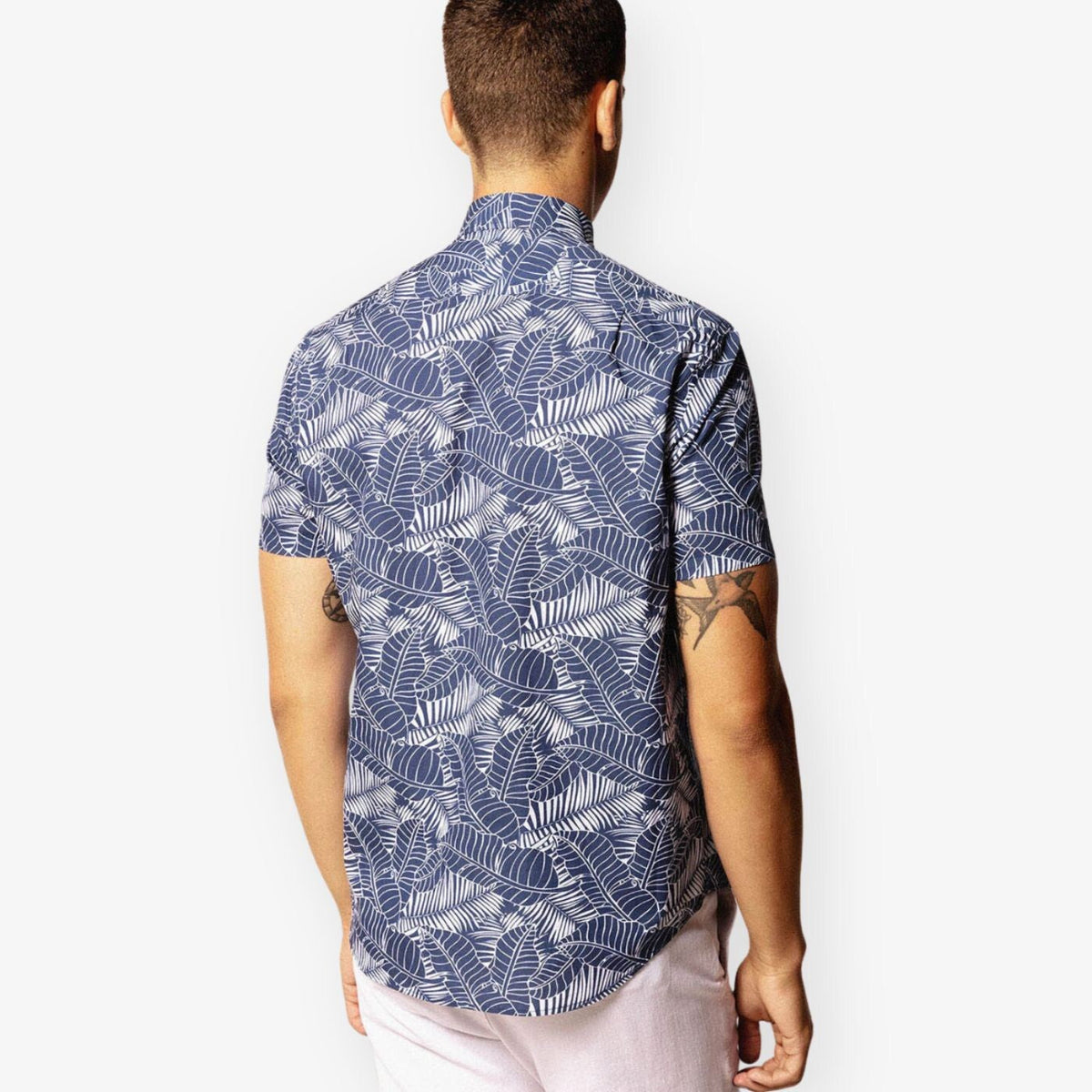 Chemise Manches Courtes À  Imprimé Floral Graphique