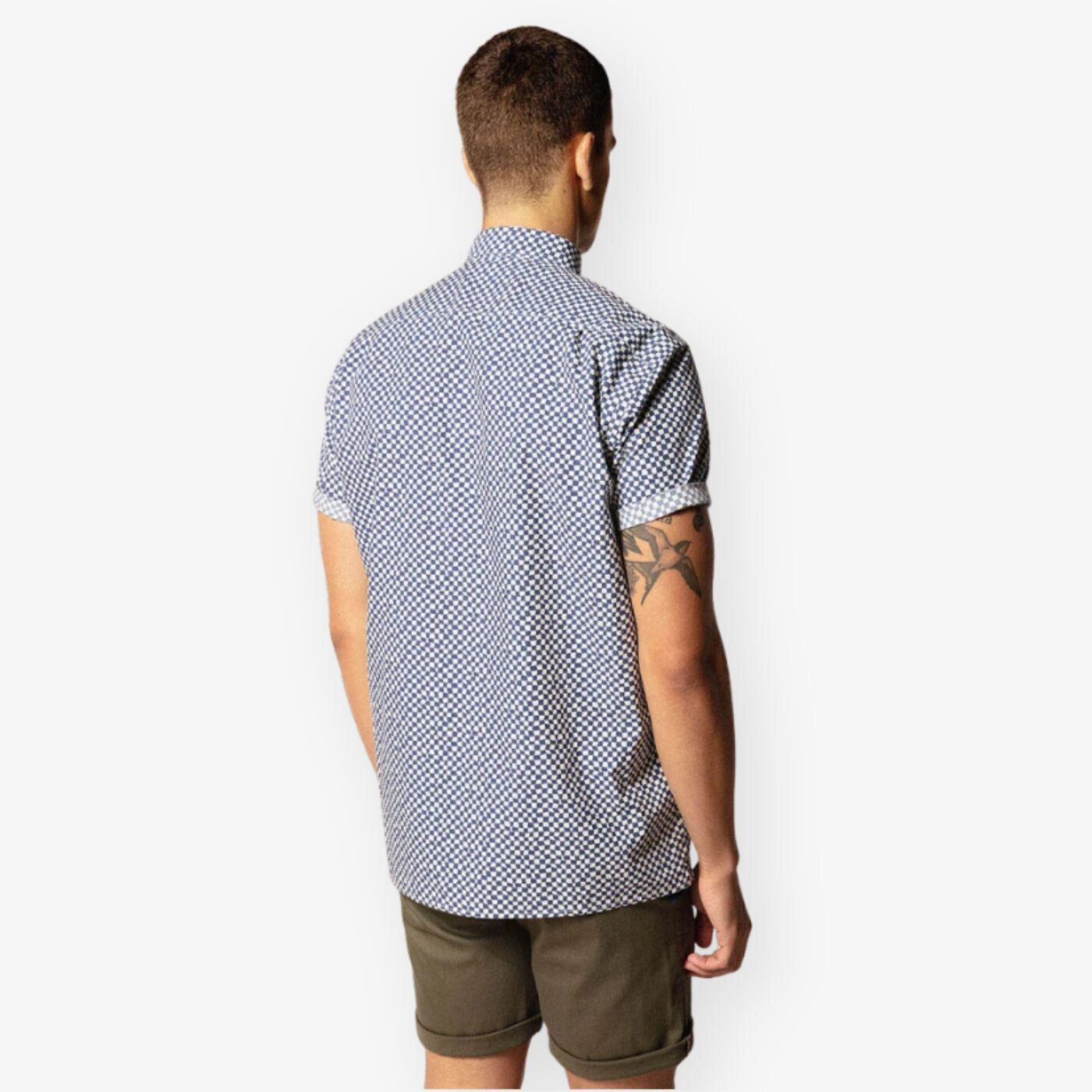 Chemise Manches Courtes À  Damier