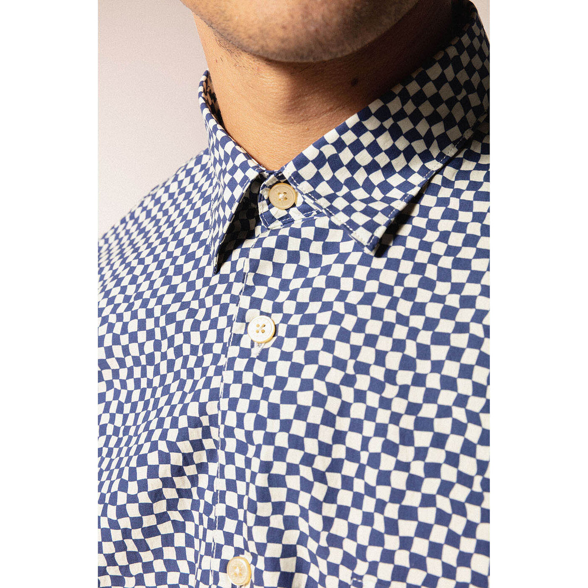 Chemise Manches Courtes À  Damier