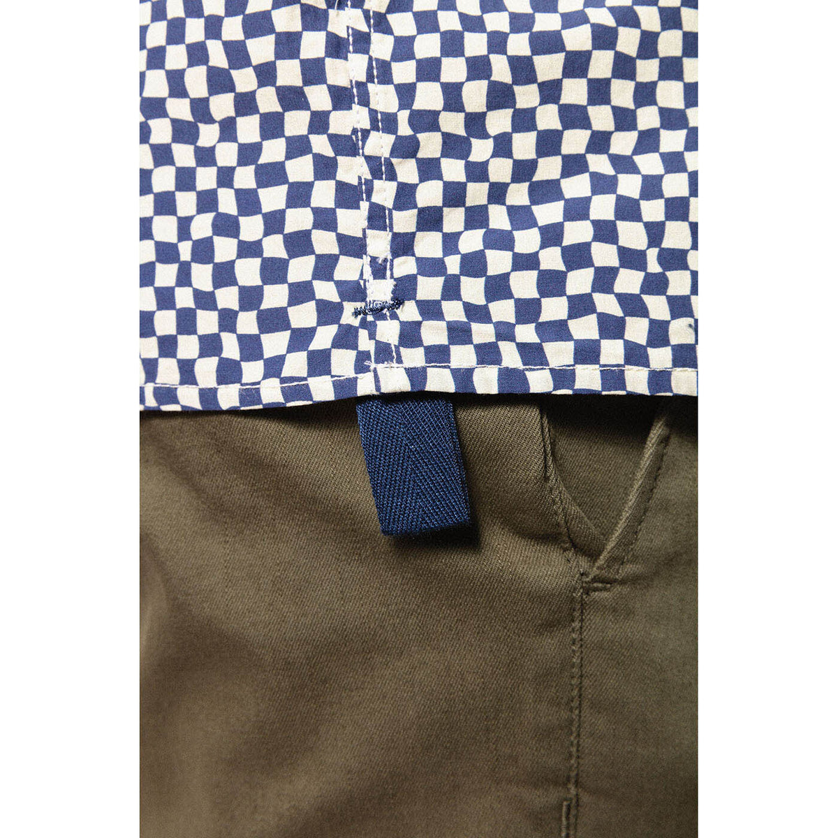 Chemise Manches Courtes À  Damier