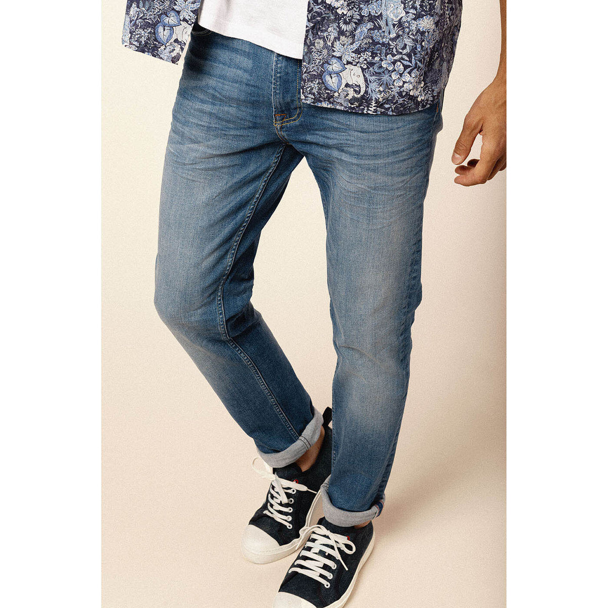 Jean Powertwist 5 Poches Slim Fit