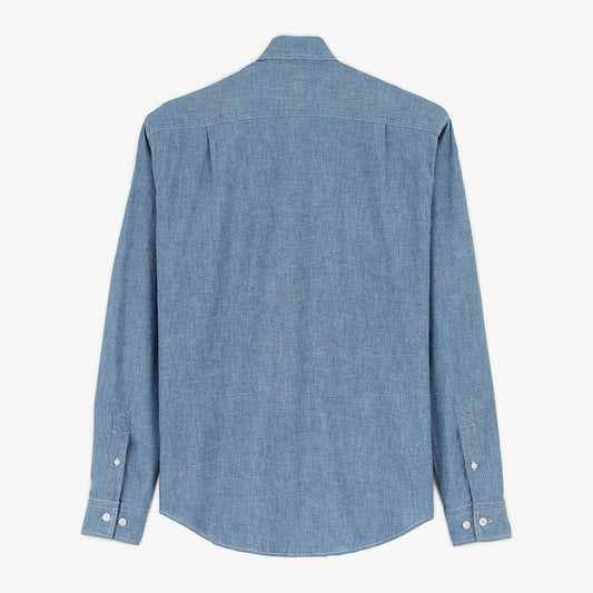 Chemise En Jean Homme Serge Blanco - Taille M - Bleu - Excellent état Occasion