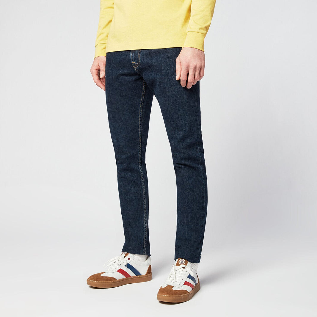 Pantaloni 330 Tapered Fit in velluto blu