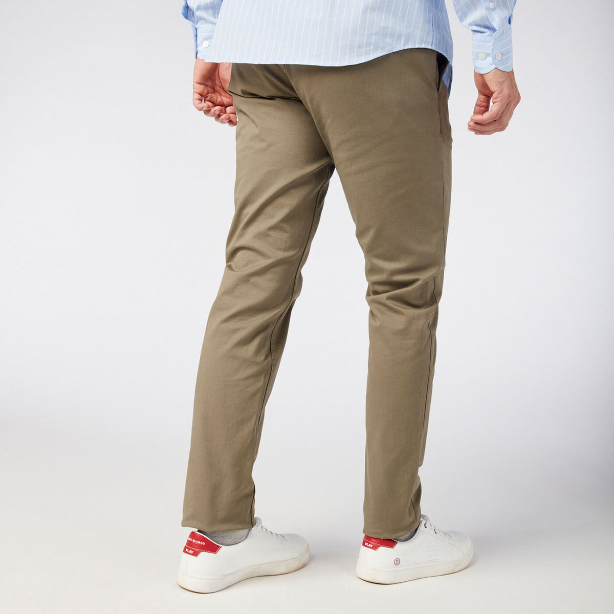 Pantalon homme chino 721 vert coupe slim