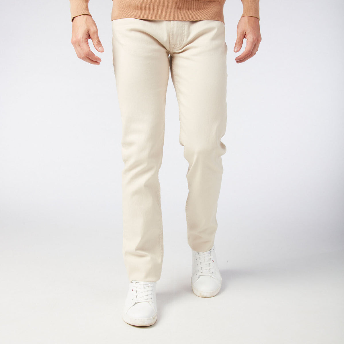 Jean homme 5 poches coupe slim 325 beige