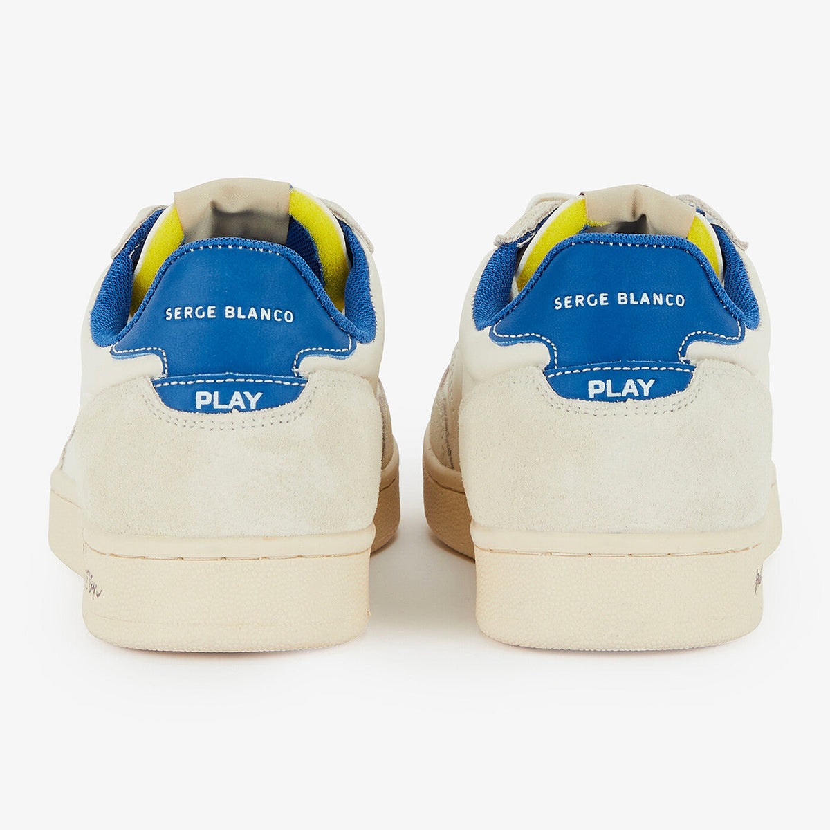 Sneakers Menry en cuir bleu pacific