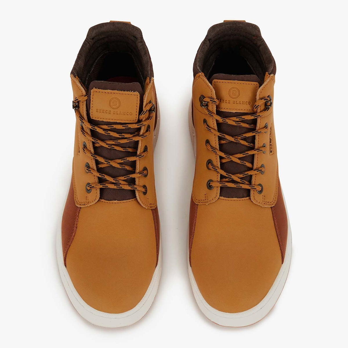 Chaussures montantes City Casual camel