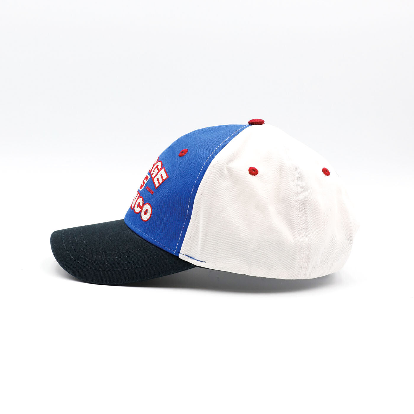 Casquette bleue et blanche