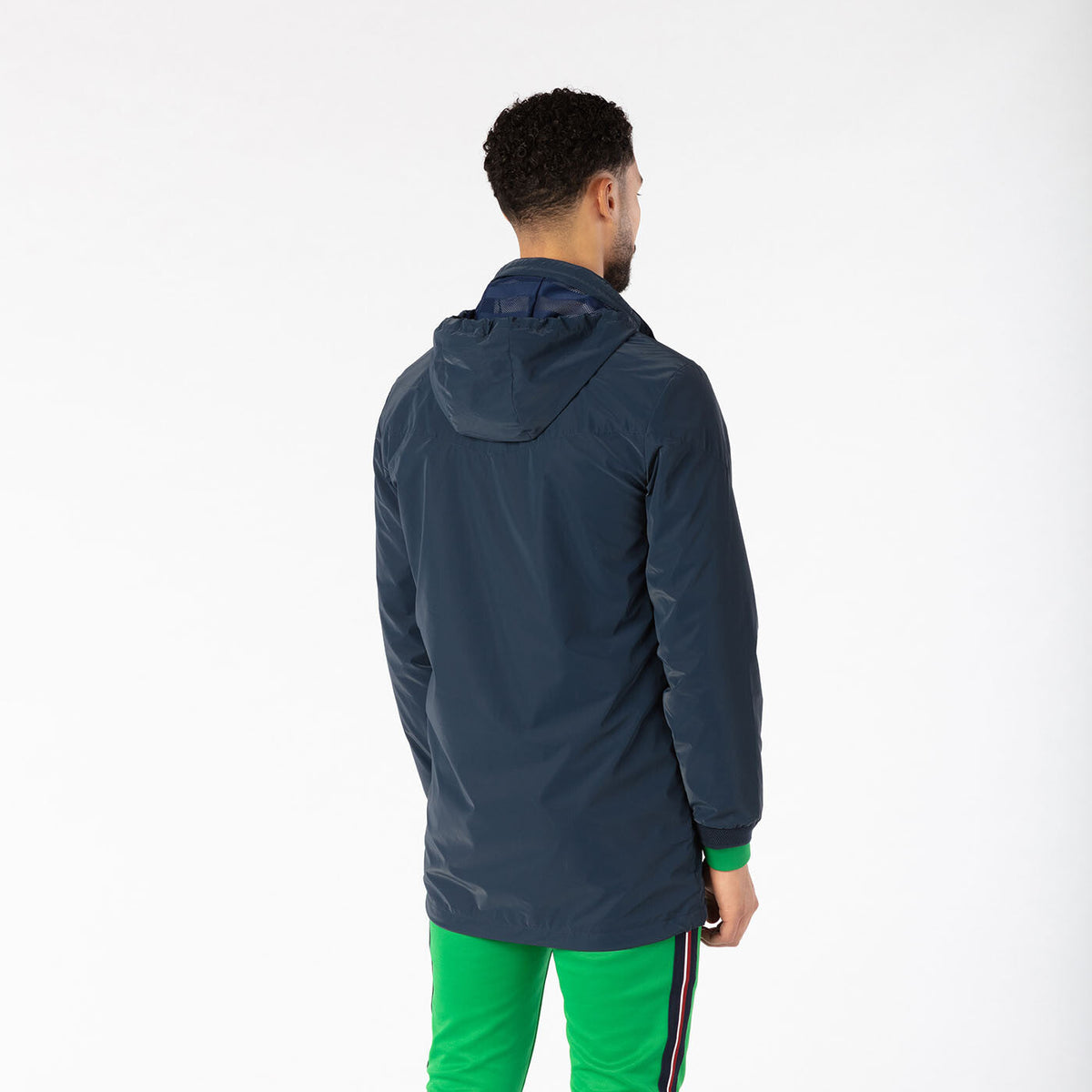 Veste longue coupe-vent bleu marine PLAY