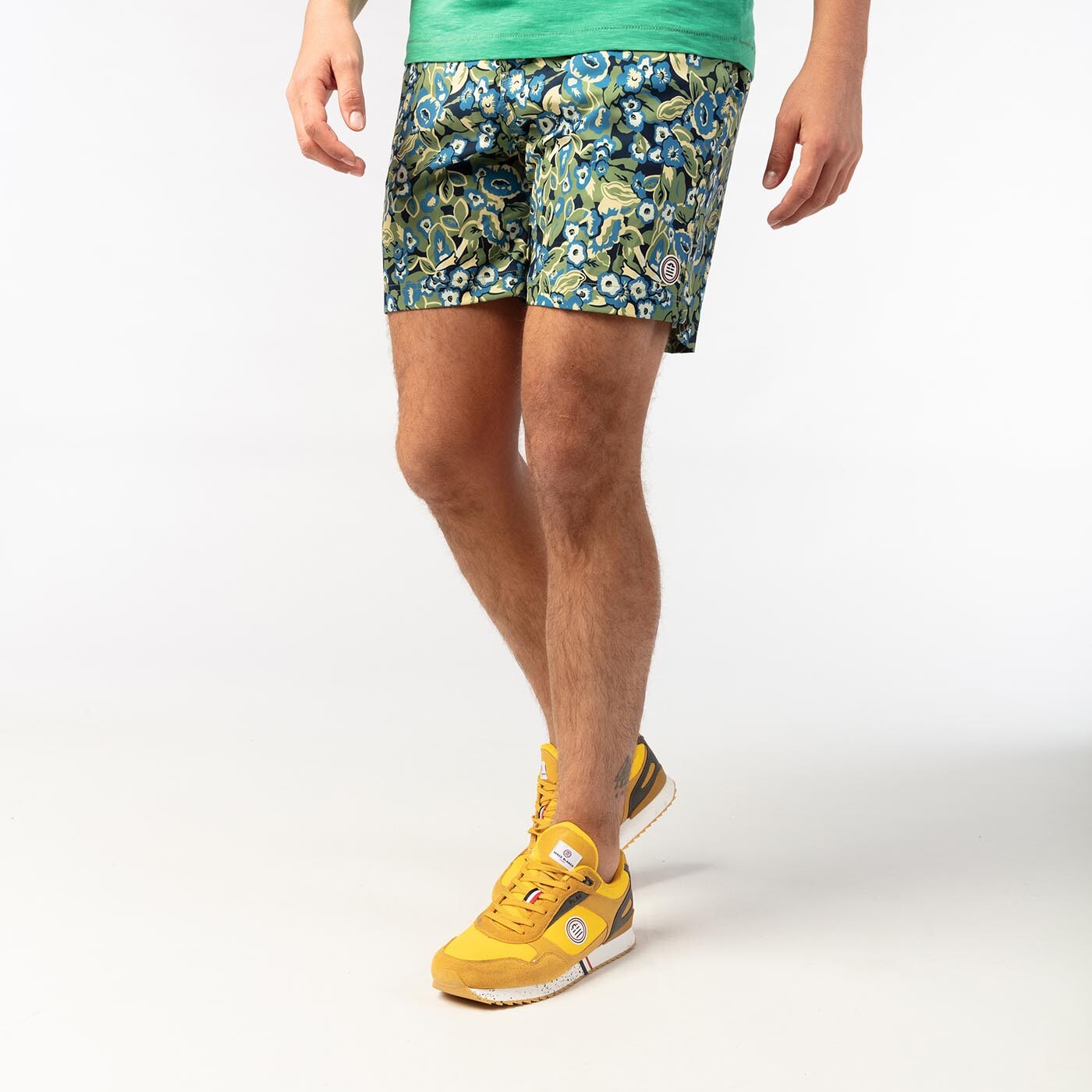 Short de bain imprimé floral