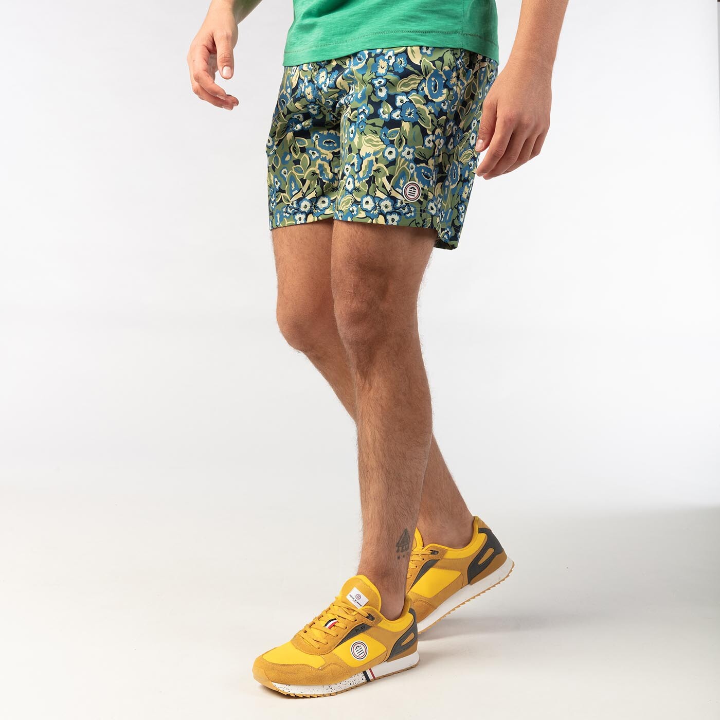 Short de bain imprimé floral