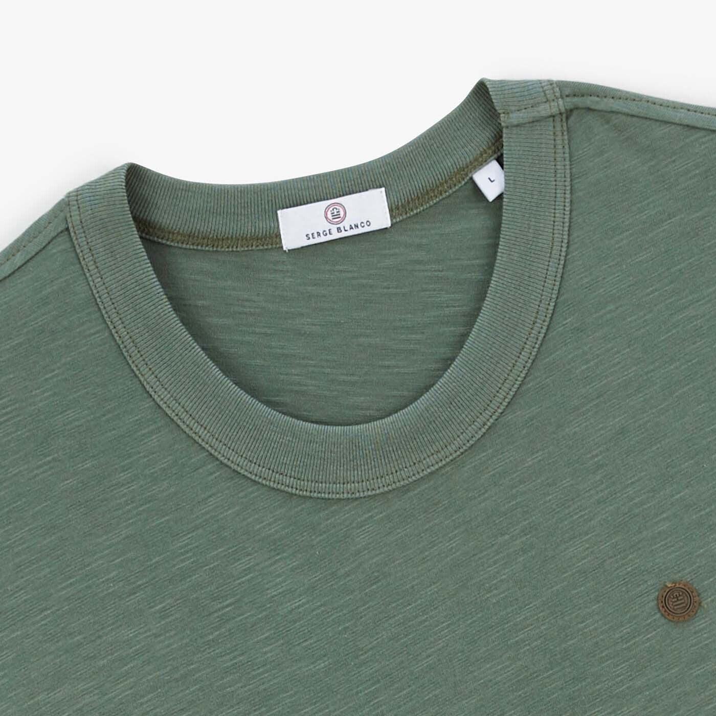 T-shirt en jersey vert militaire