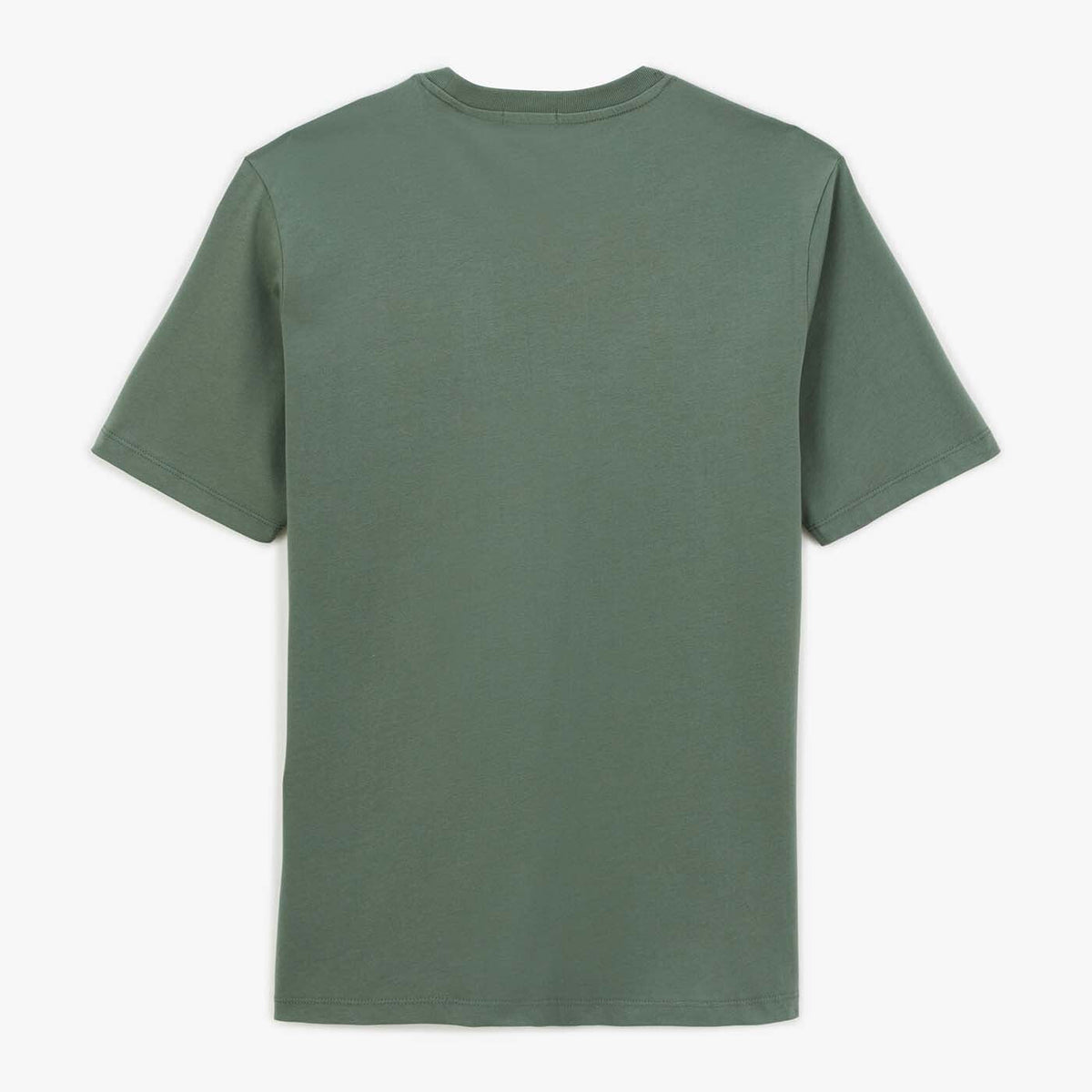 T-shirt col rond vert militaire