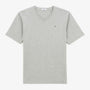 T-shirt col rond gris chiné