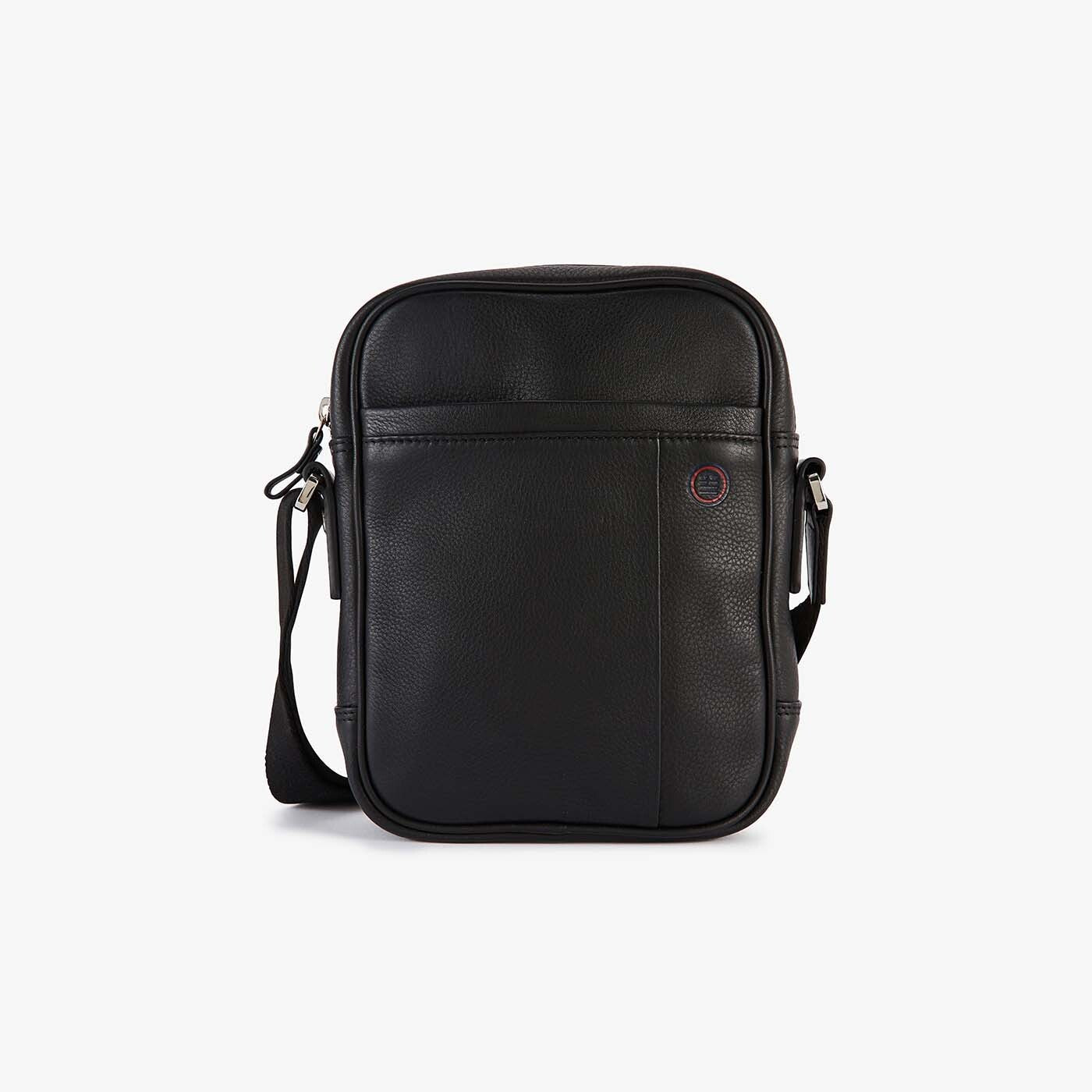 Petit sac bandoulière Vancouver en cuir noir