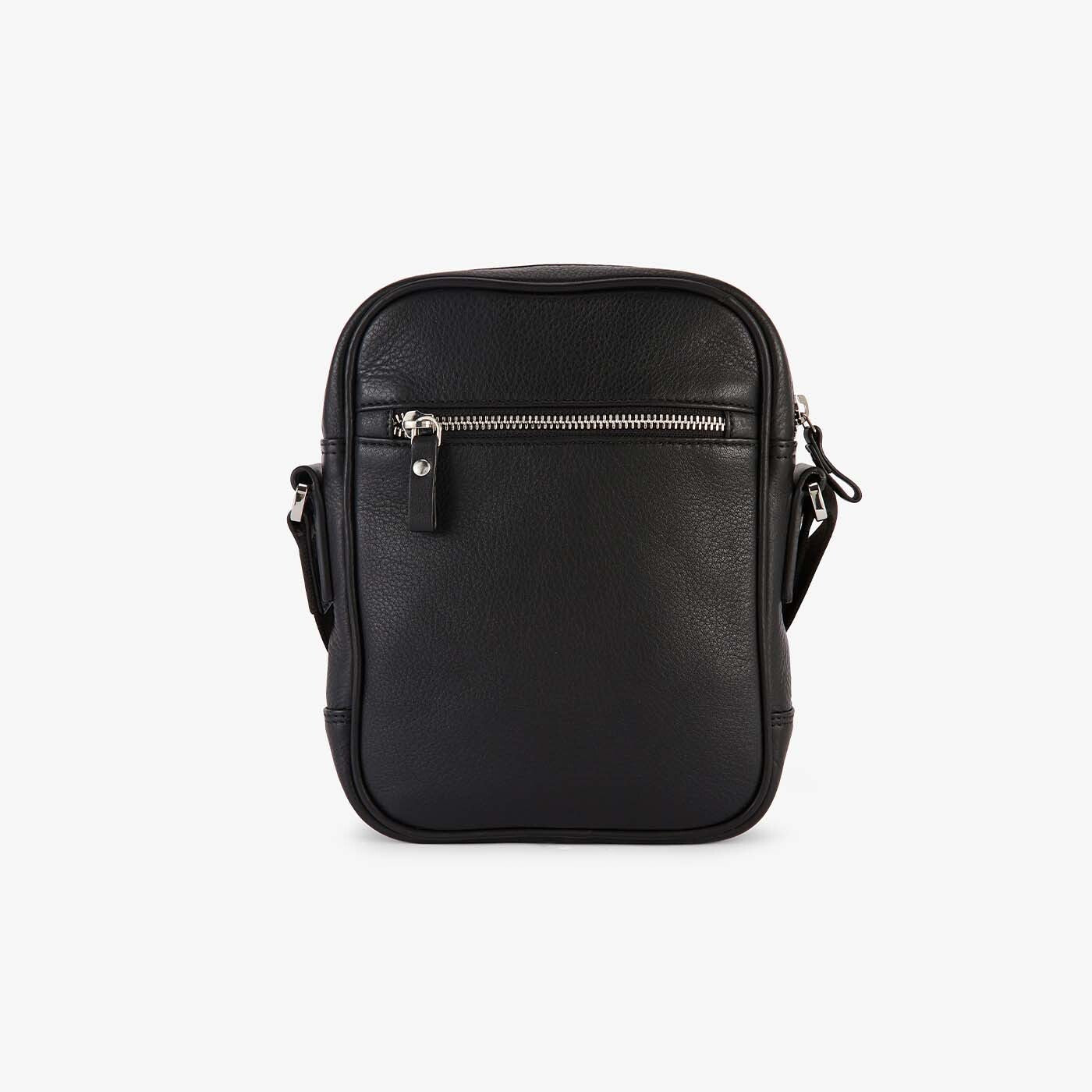 Petit sac bandoulière Vancouver en cuir noir