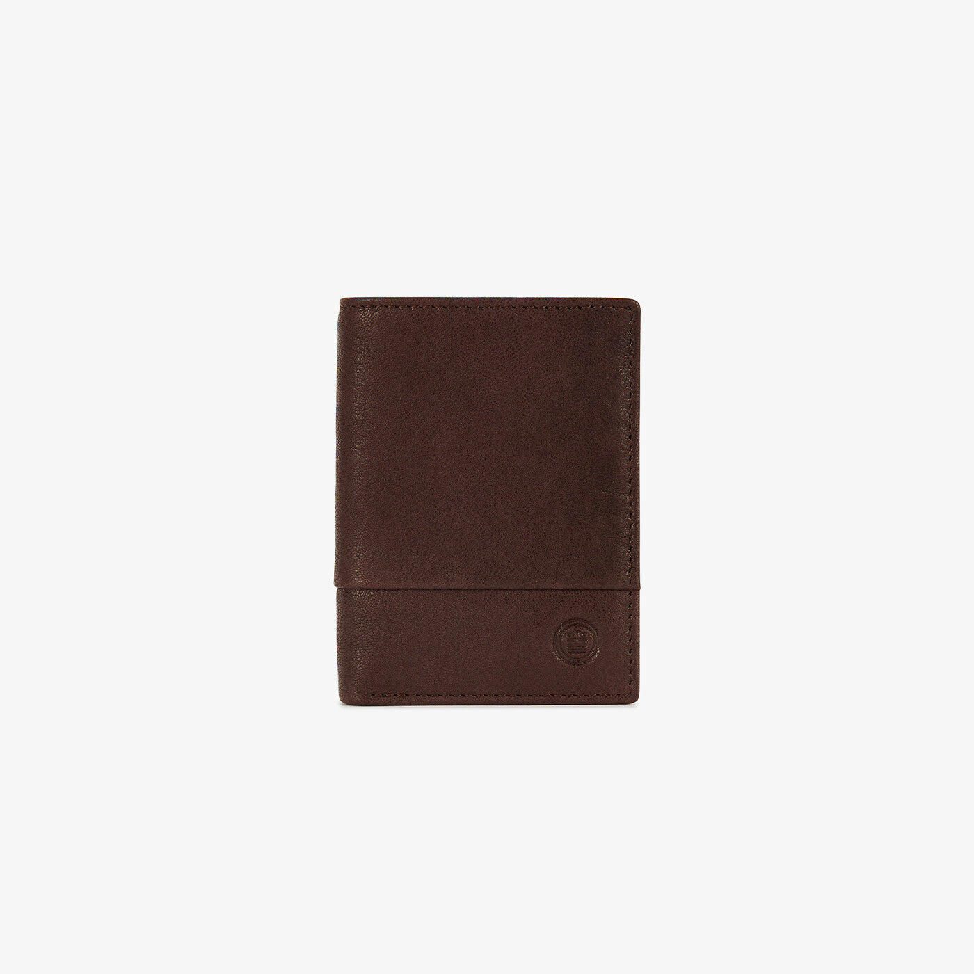 Petit portefeuille en cuir Anchorage chocolat