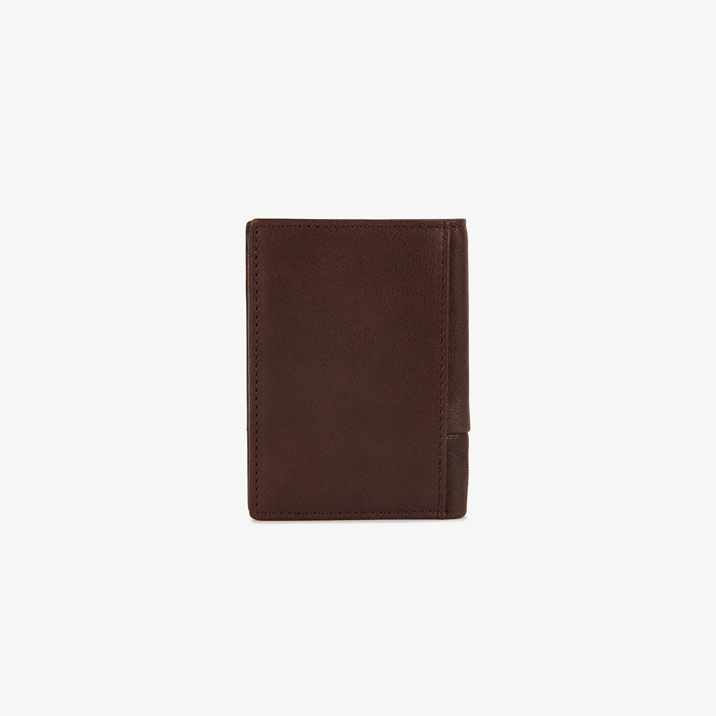 Petit portefeuille en cuir Anchorage chocolat