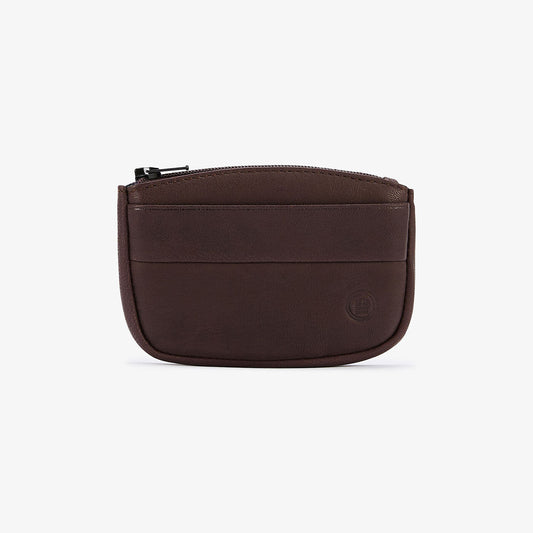 Porte-monnaie en cuir Anchorage chocolat