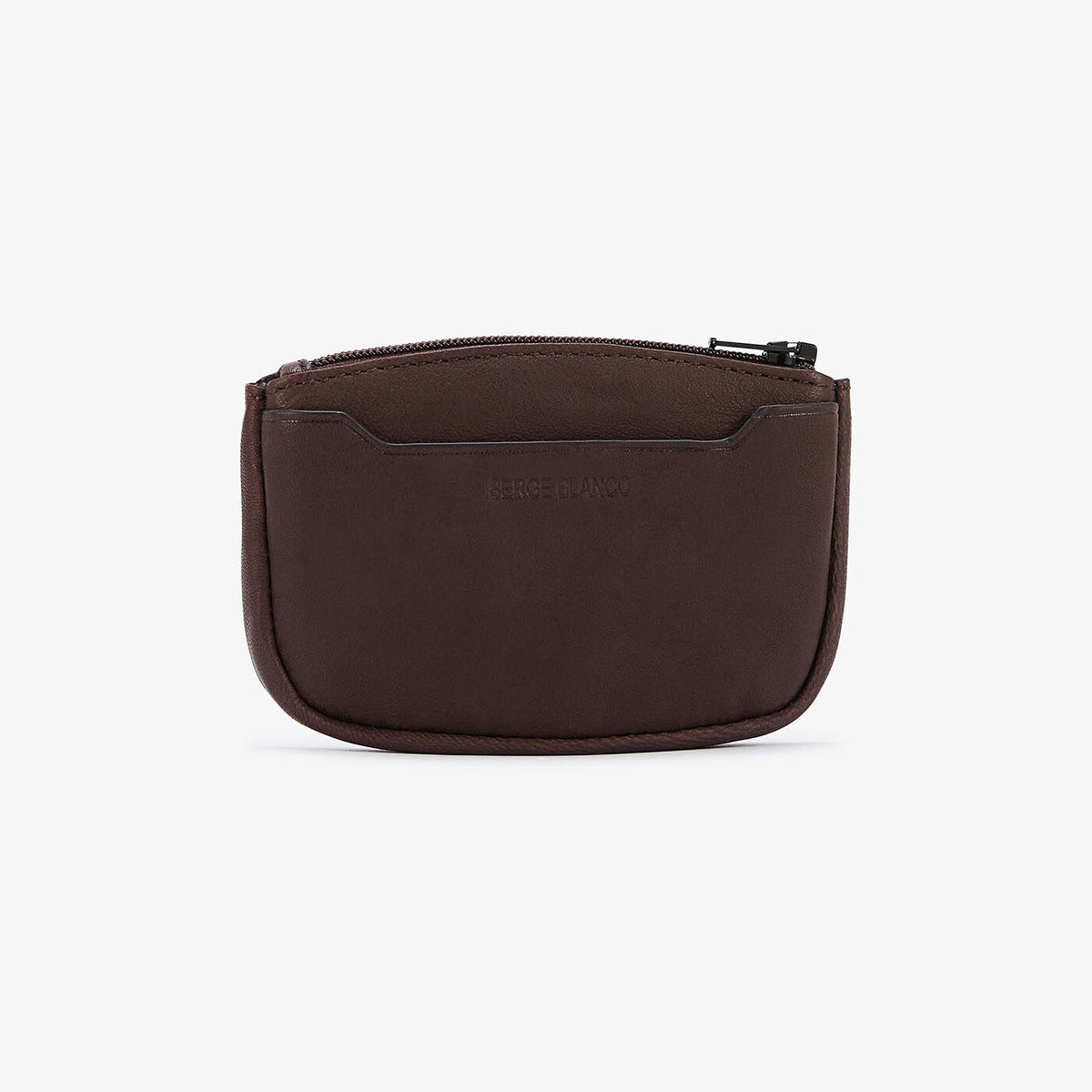 Porte-monnaie en cuir Anchorage chocolat