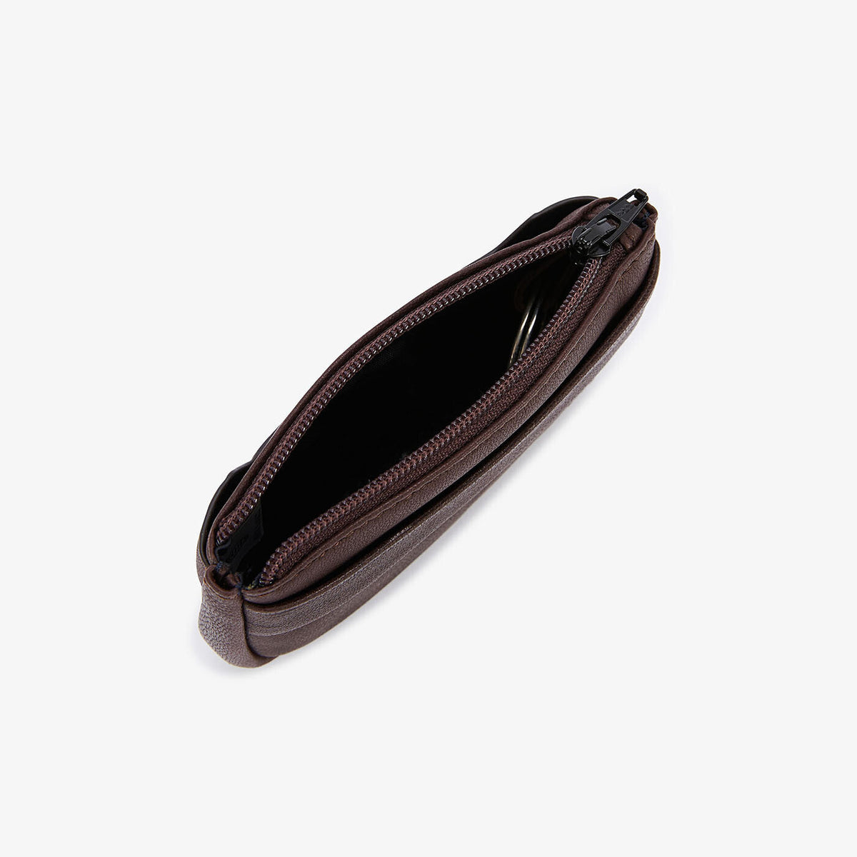 Porte-monnaie en cuir Anchorage chocolat