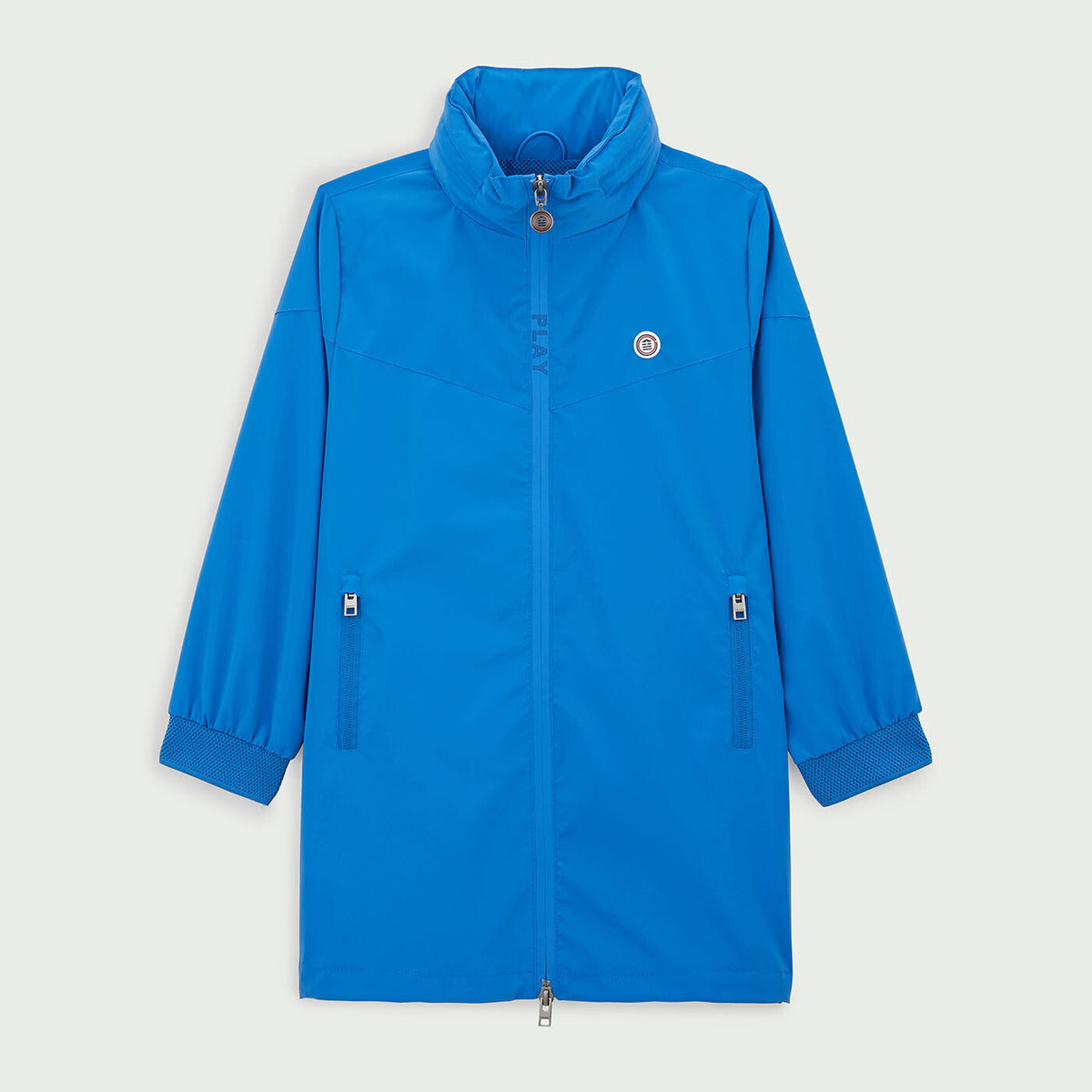 PLAY Junior Royal Blue Long Windbreaker Jacket