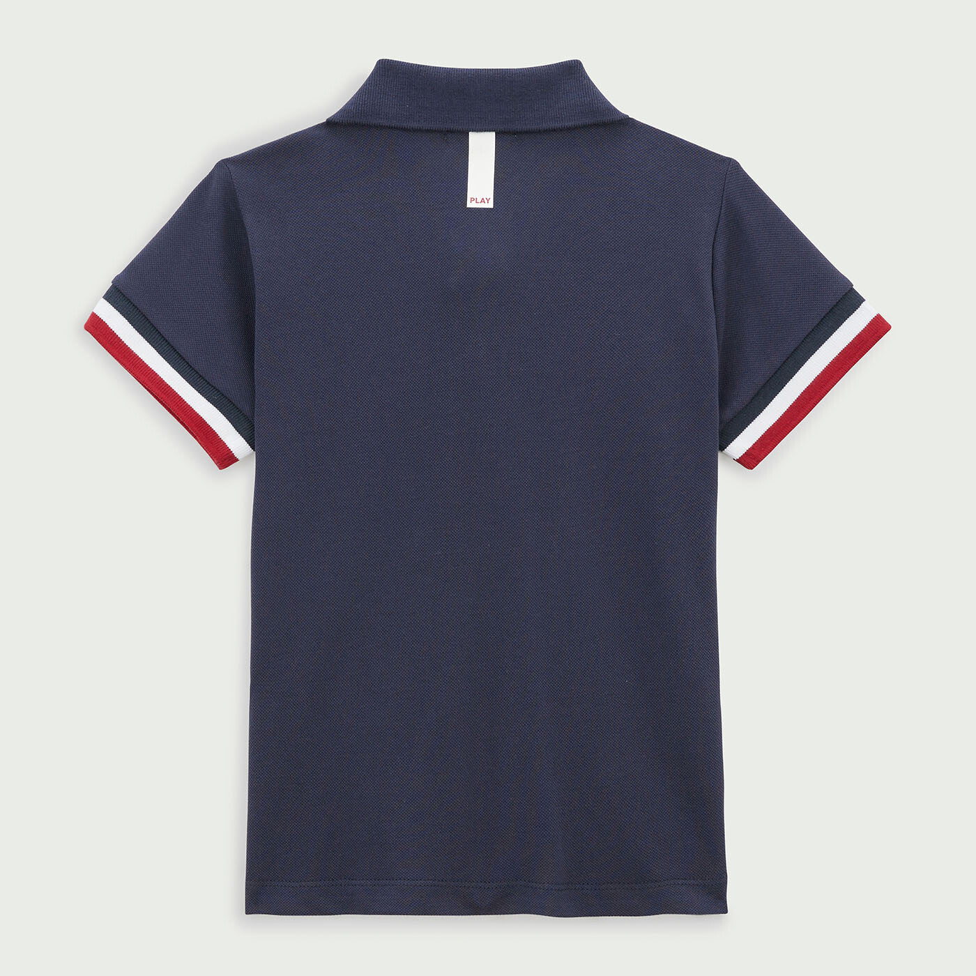 Polo Junior maille piquée bleu foncé PLAY