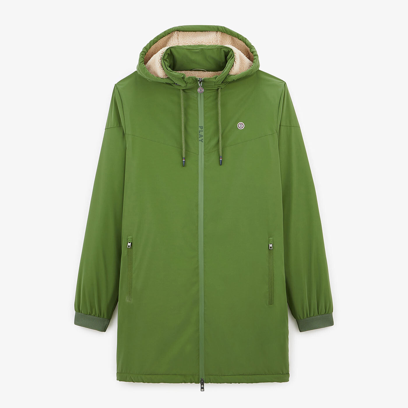 Parka longue Cap Finistère vert olive