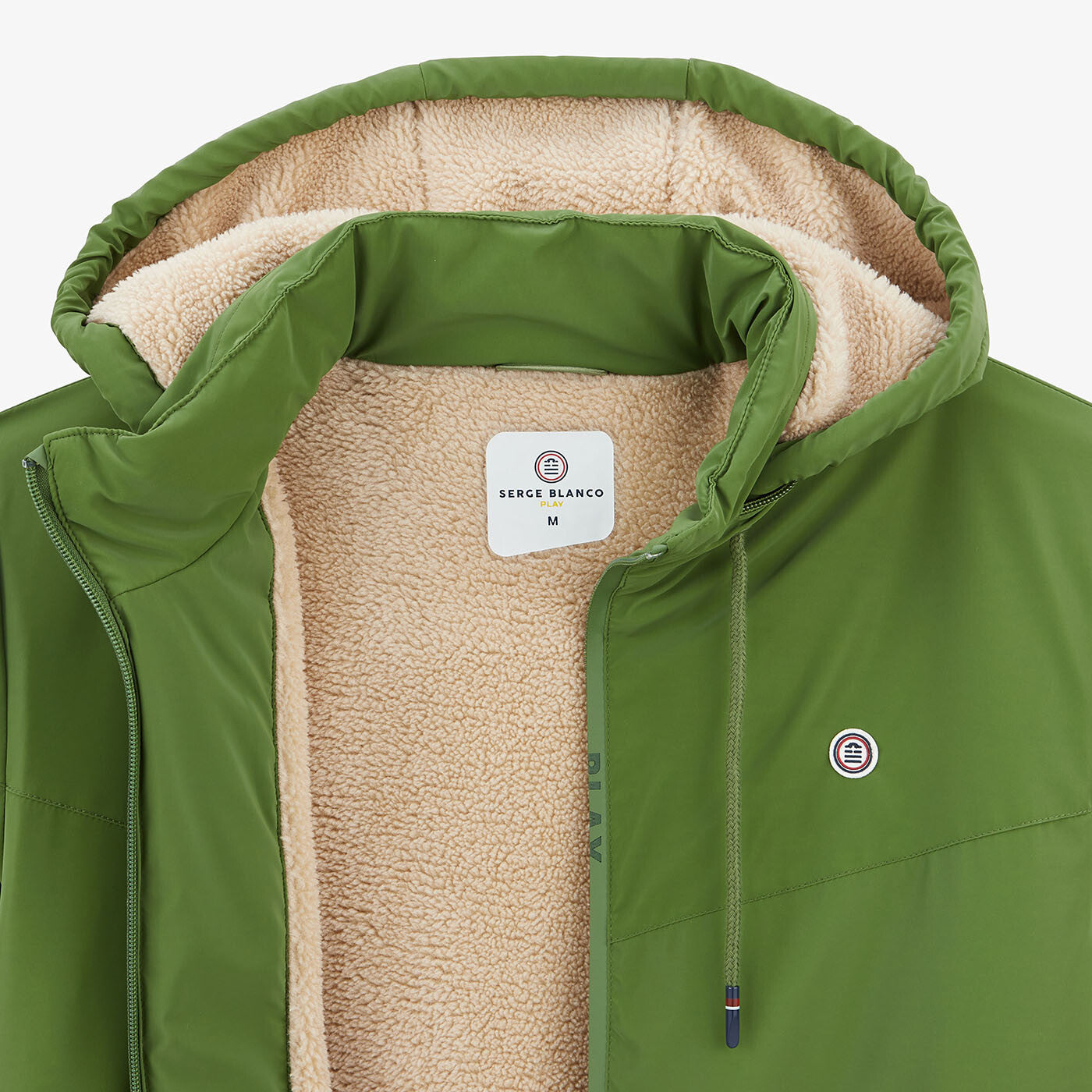 Parka longue Cap Finistère vert olive