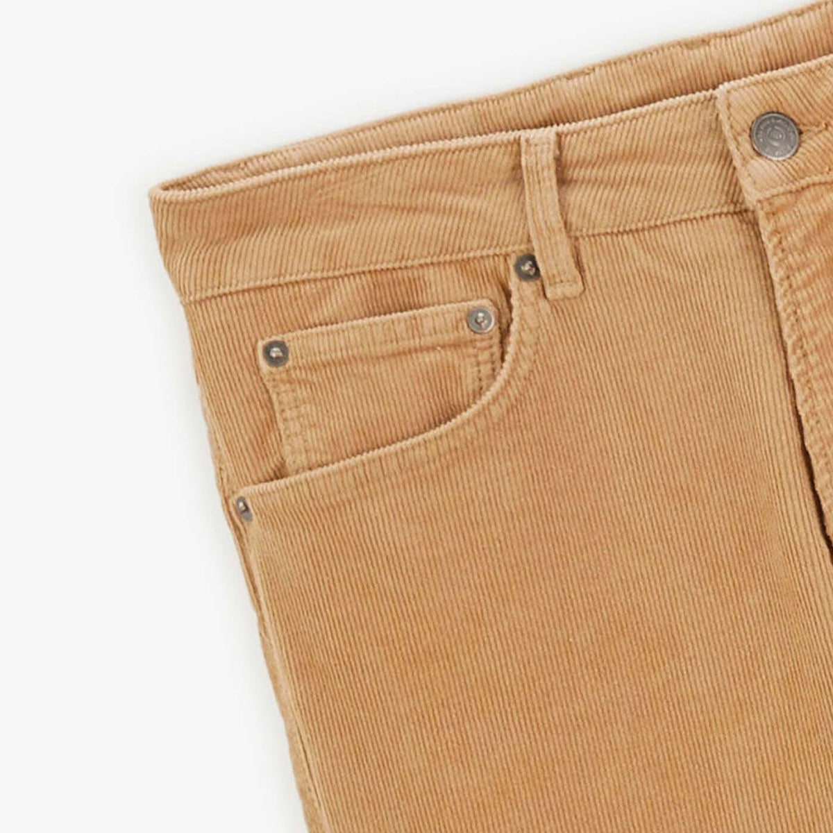 Pantalon 330 velours coupe tapered beige