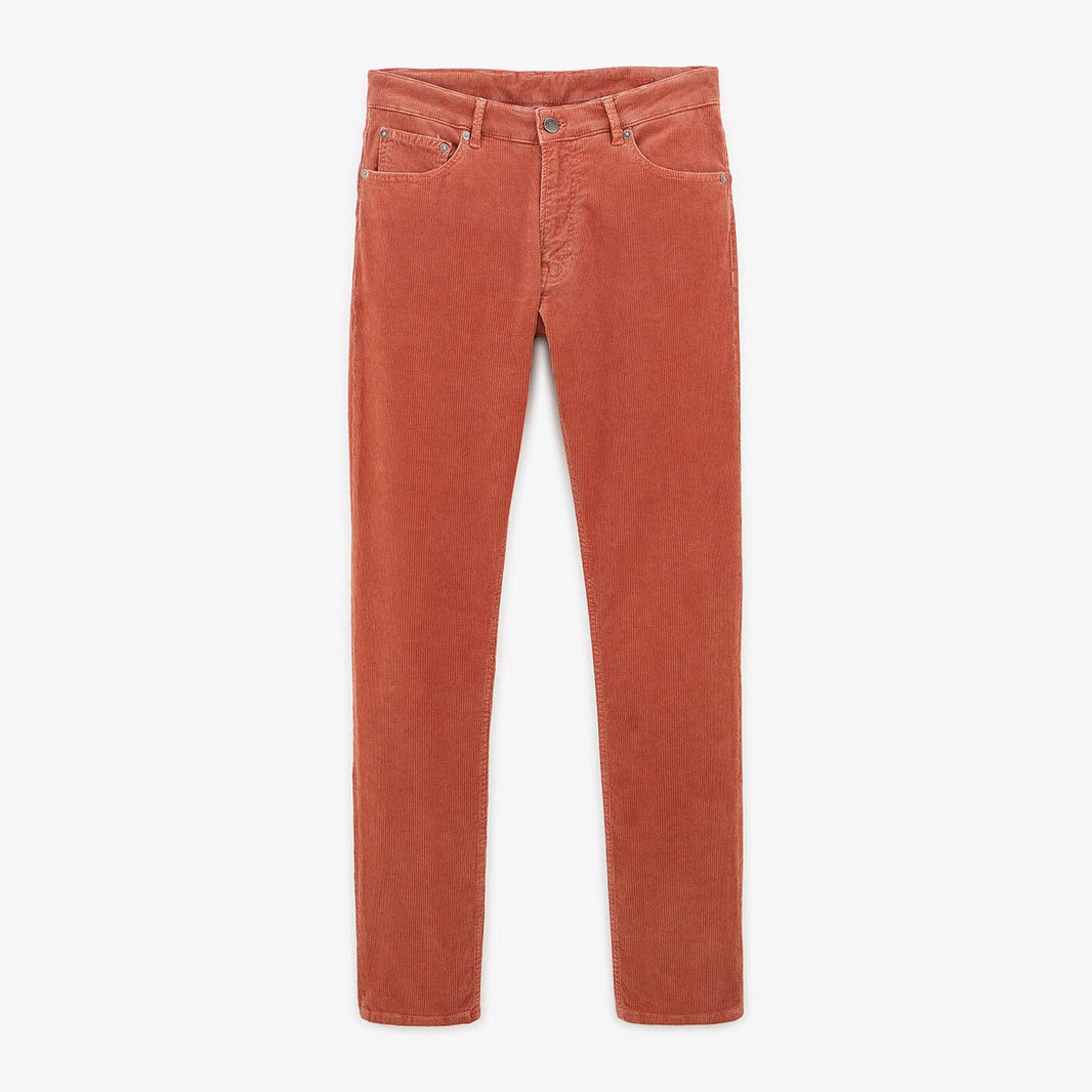 Broek 330 fluweel tapered fit sienna