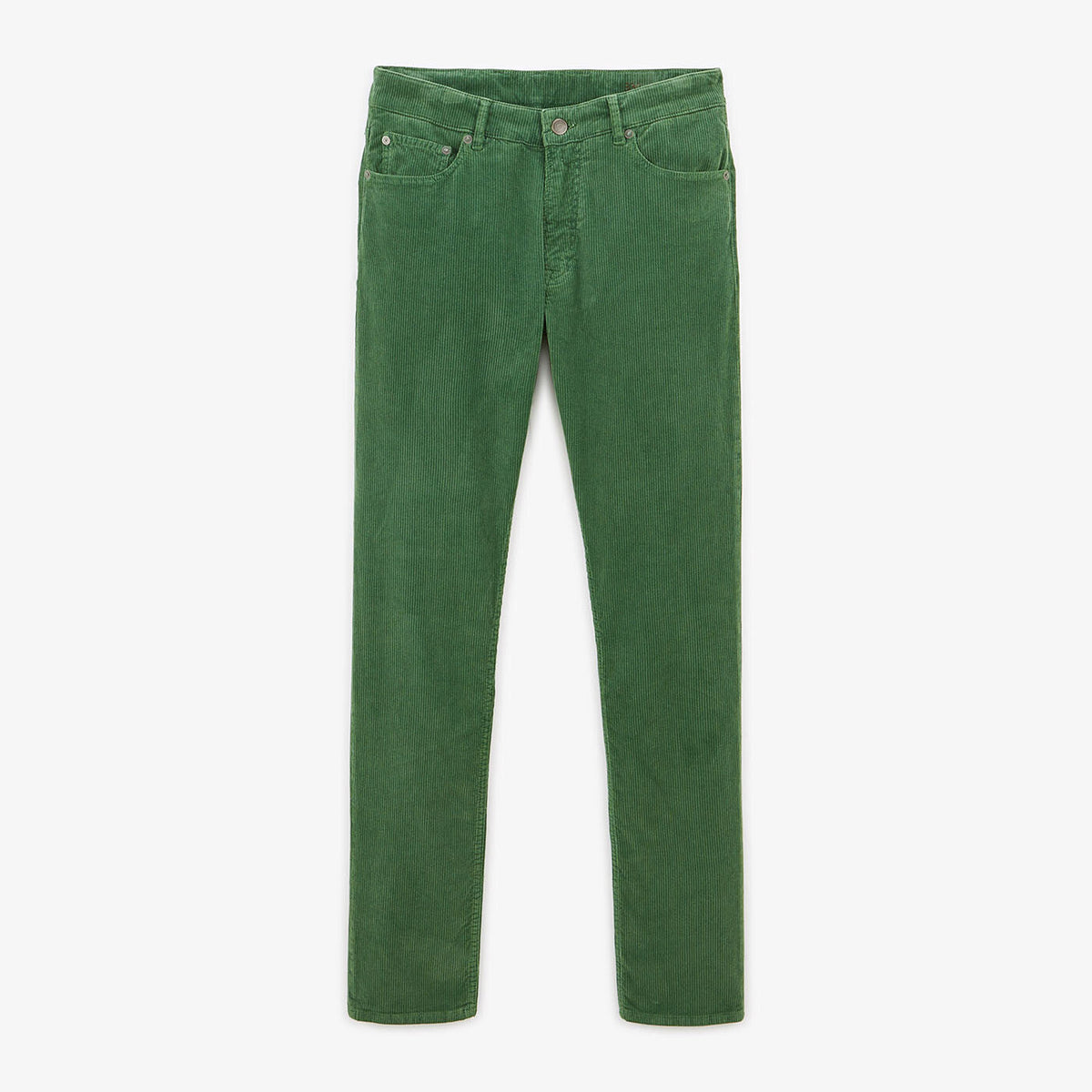 Pantalon 330 velours coupe tapered vert olive