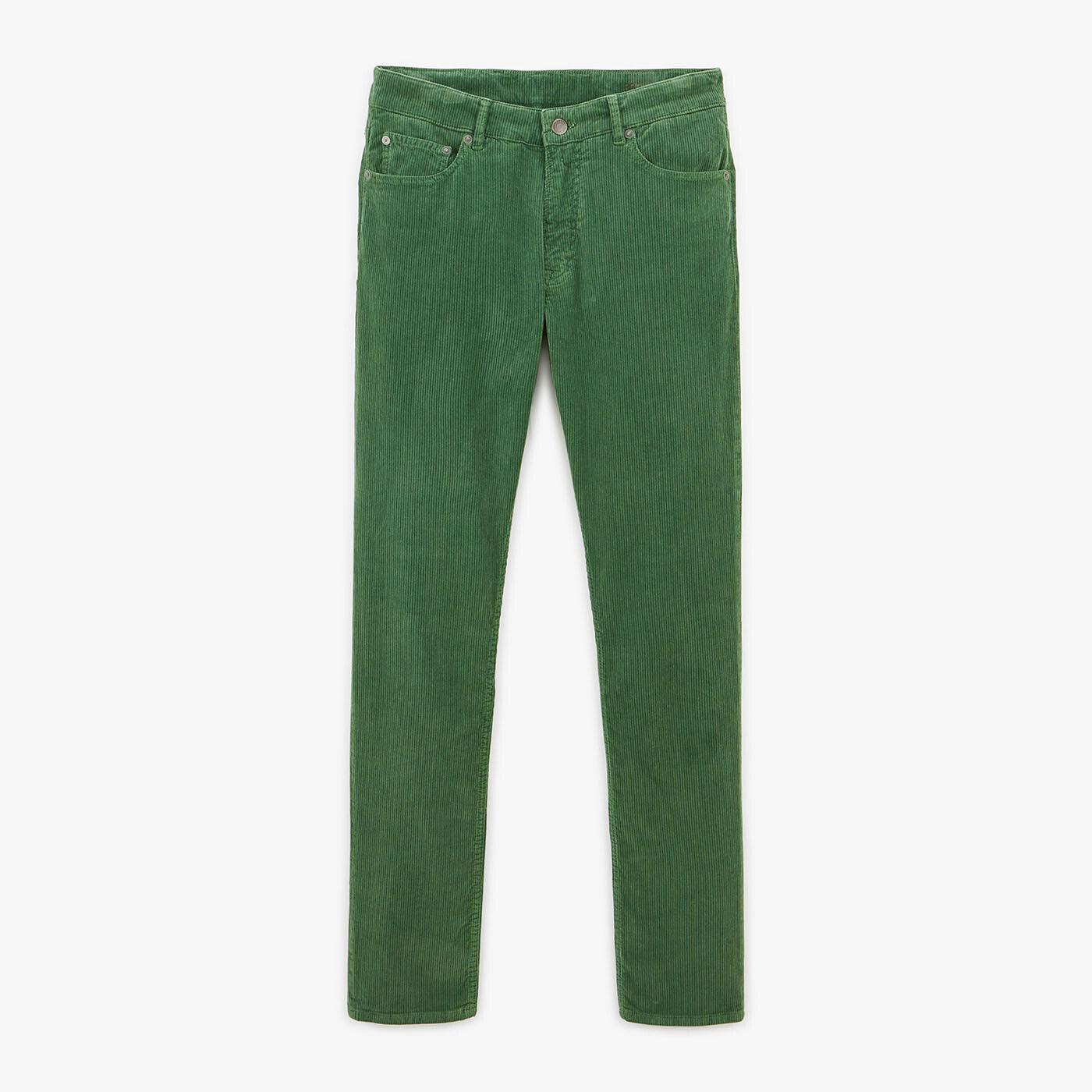 Pantalon 330 velours coupe tapered vert olive