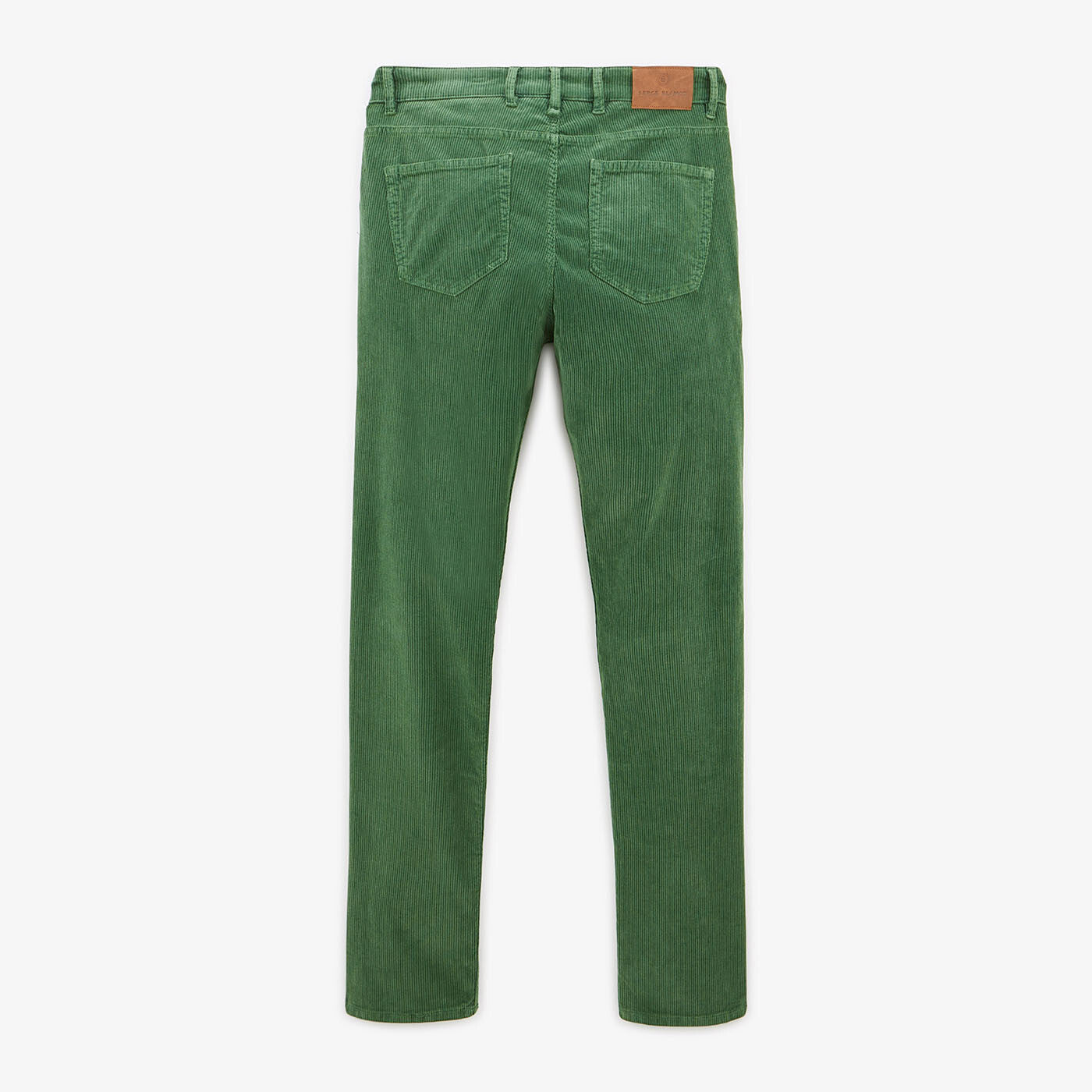 Pantalon 330 velours coupe tapered vert olive