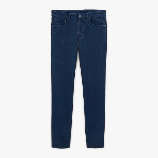 Pantalon 330 velours coupe tapered bleu foncé