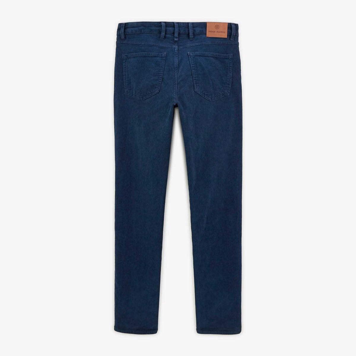 Pantalon 330 velours coupe tapered bleu foncé