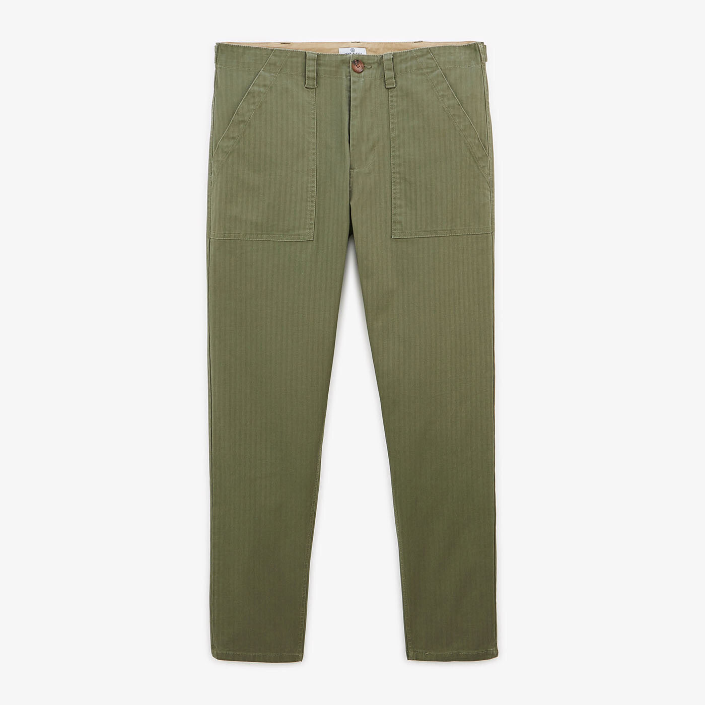 Pantalon 543 PLAY coupe droite vert militaire