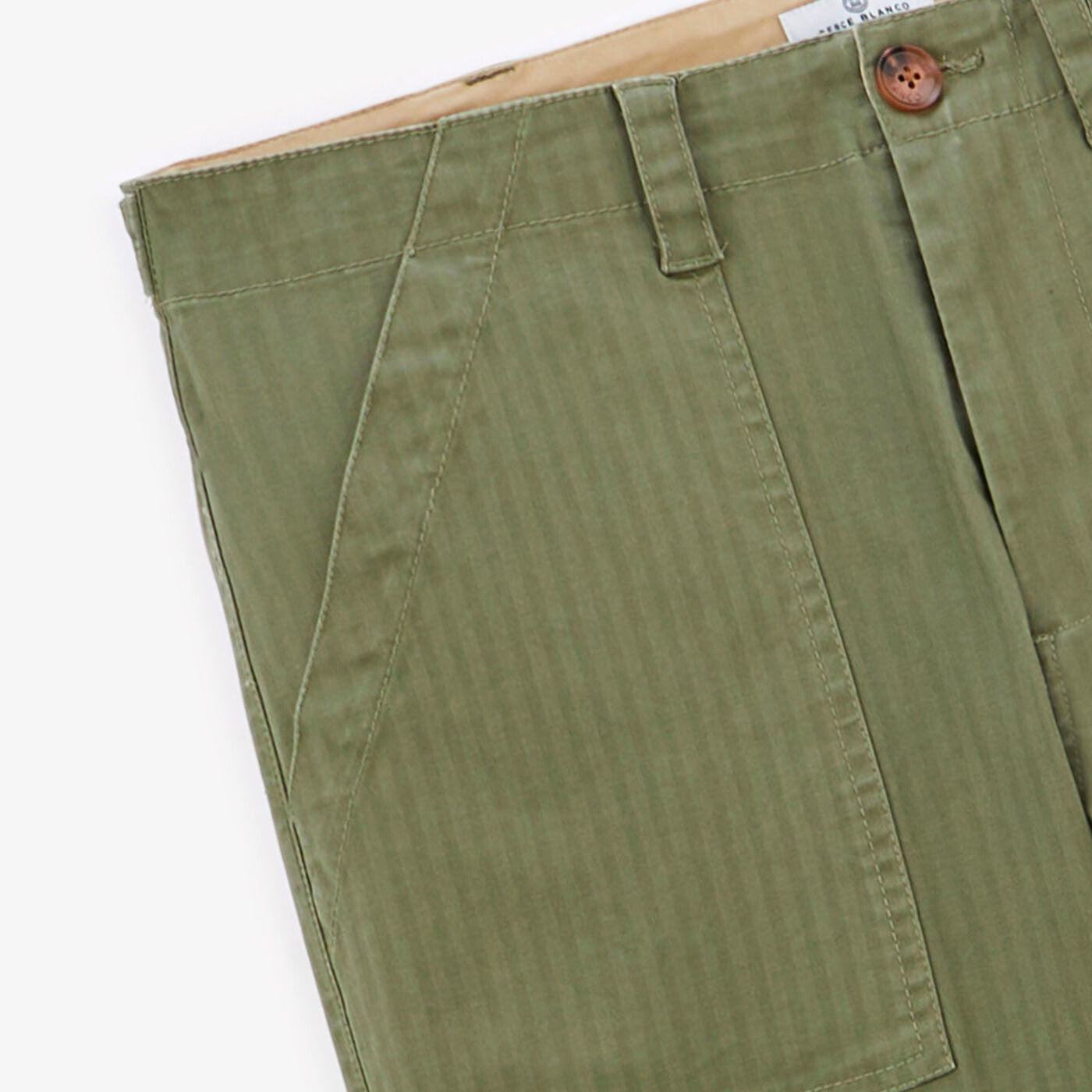 Pantalon 543 PLAY coupe droite vert militaire