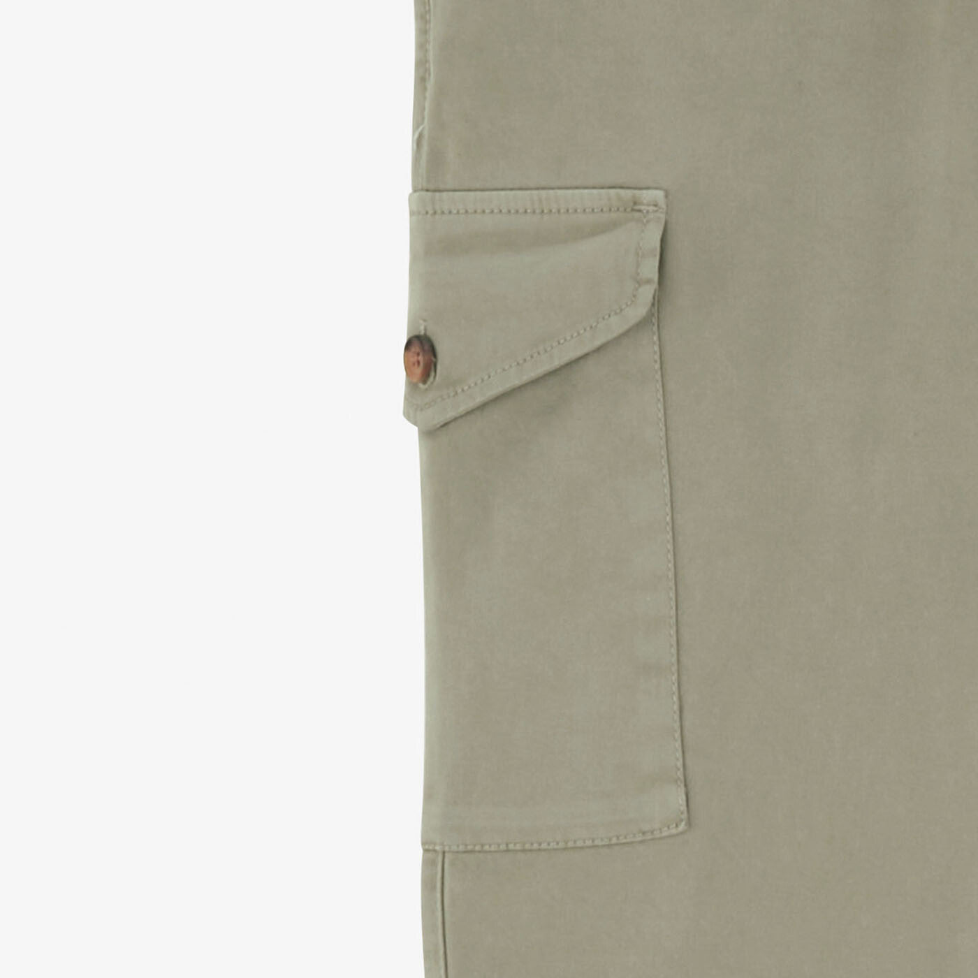 Pantalon 545 cargo PLAY coupe confort vert militaire