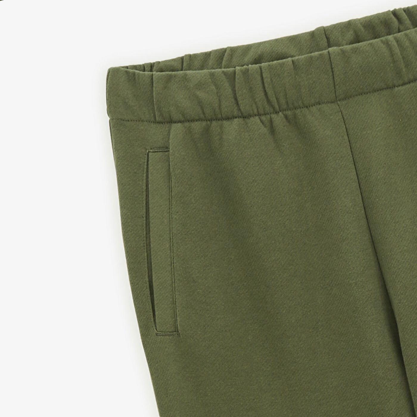 Pantalon de jogging PLAY loose en molleton vert militaire