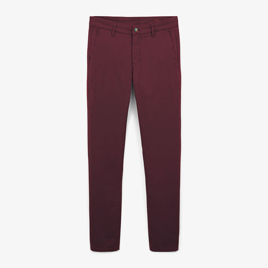 Chino 702 coupe confort rouge bordeaux