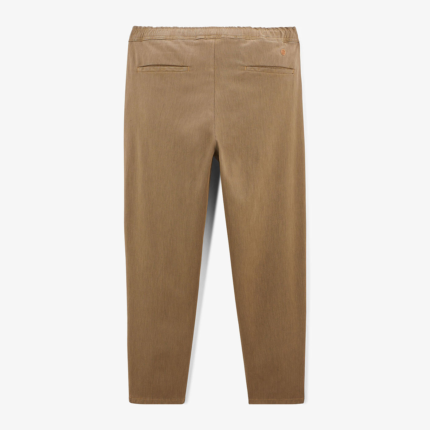 Chino 738 beige avec taille élastiquée