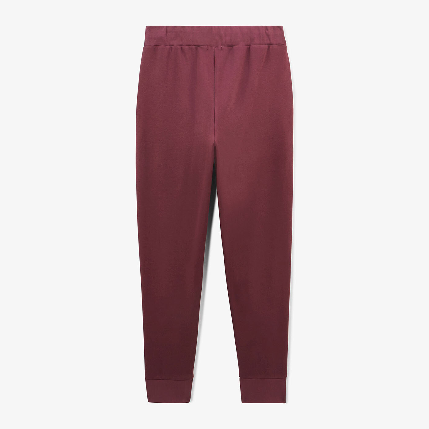 Pantalon de jogging en molleton brossé rouge bordeaux