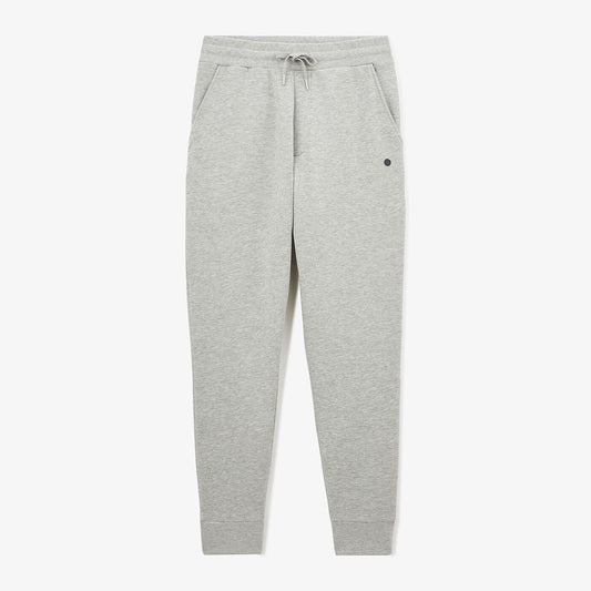 Pantalon de jogging en molleton brossé gris chiné