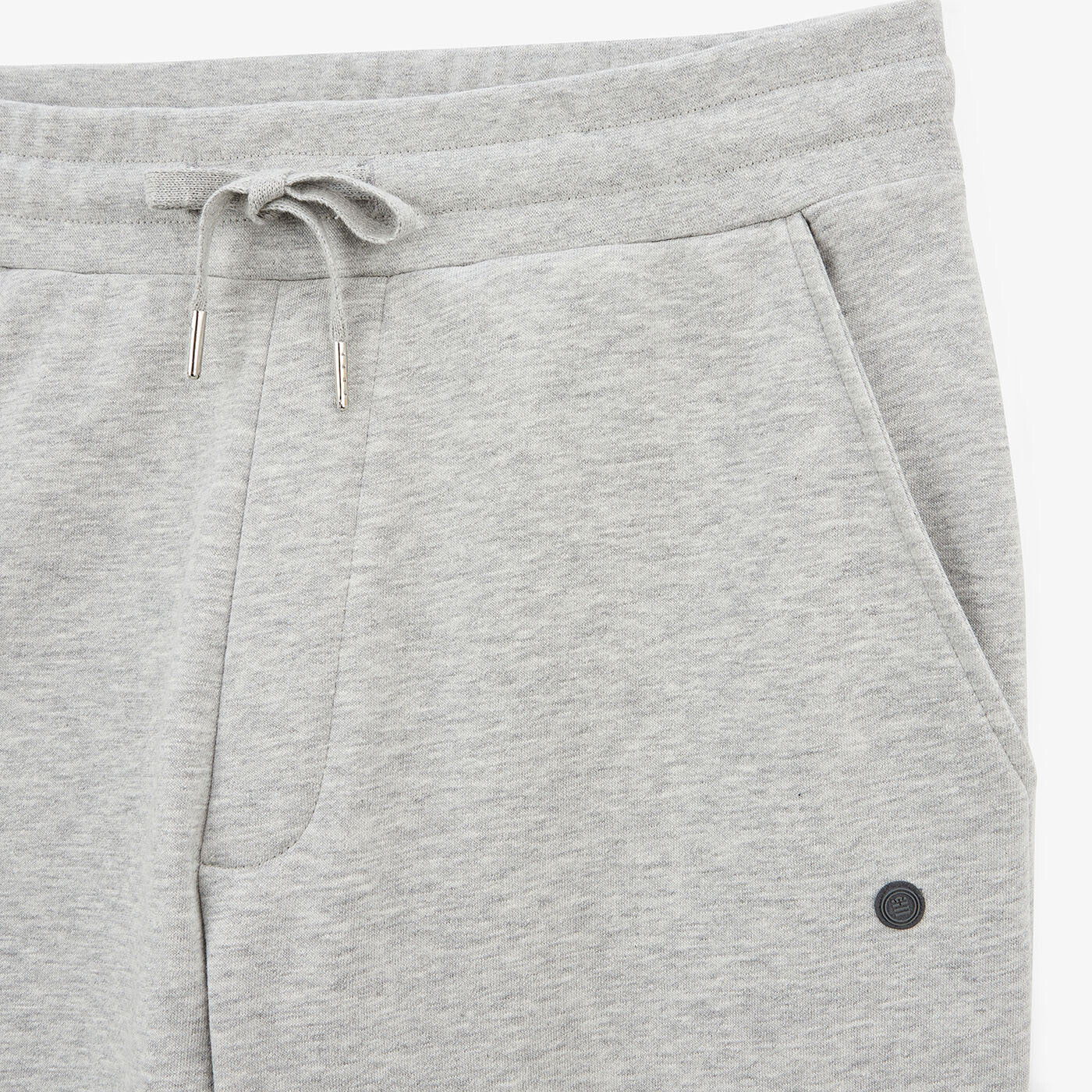 Pantalon de jogging en molleton brossé gris chiné